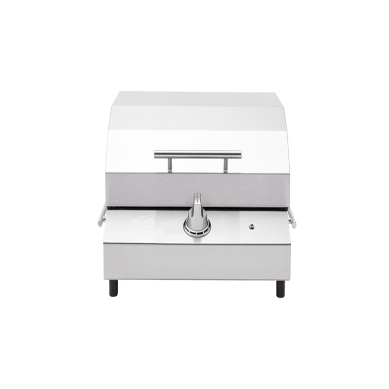 Kenyon G2 electric grill in Stainless Steel Closed Lid Front View
