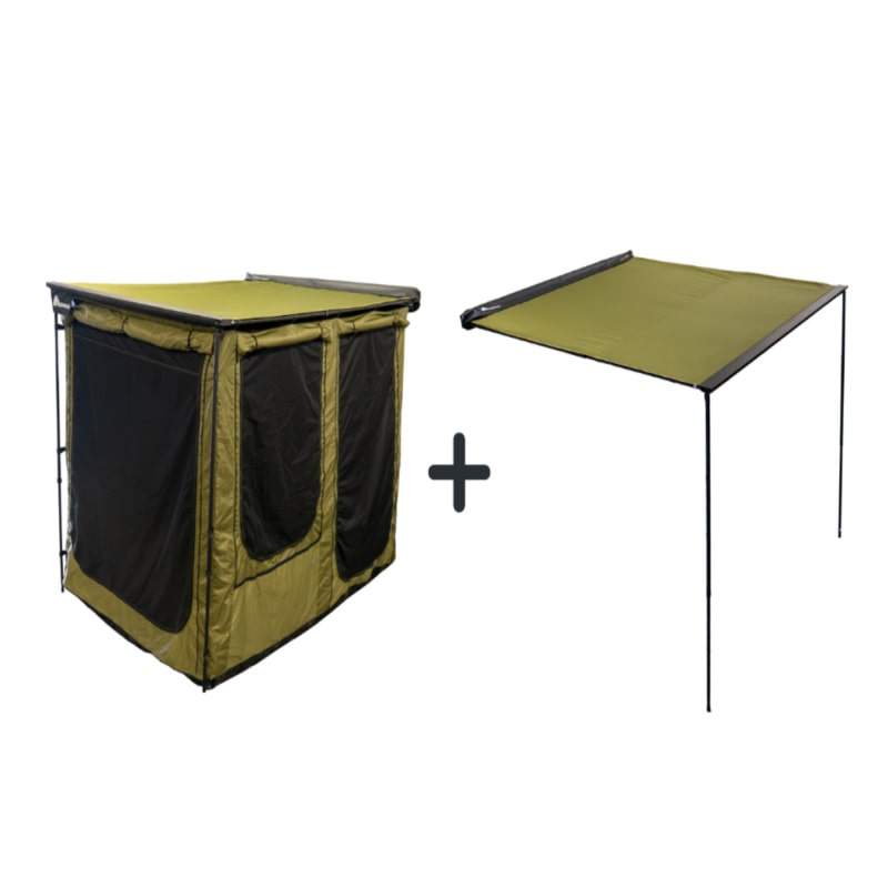 23Zero Bushman Awning and Room Combo Front View