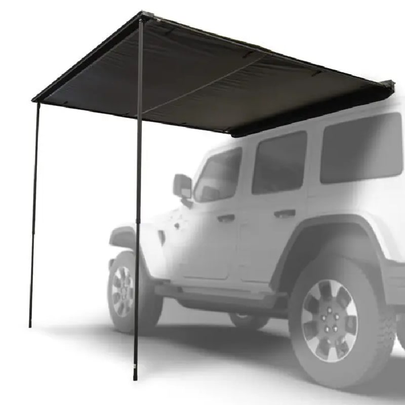23zero Bushman Truck Awning Open Bottom Left View On SUV