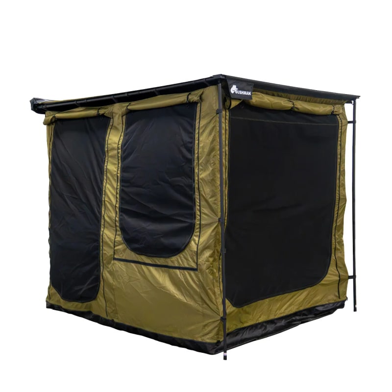 23zero Car Awning Bushman Room Front View Open