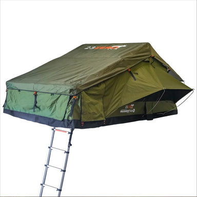 23zero rooftop tent walkabout 72 closed right side view with ladder