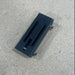 Eezi awning c channel bracket with vertical slots in black metal top view