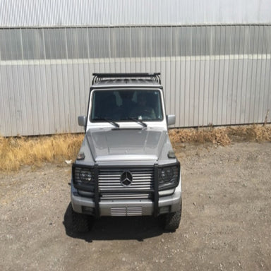 Eezi awn k9 mercedes g wagon roof rack front view