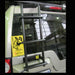 Eeziawn k9 roof rack ladder rear view on jeep