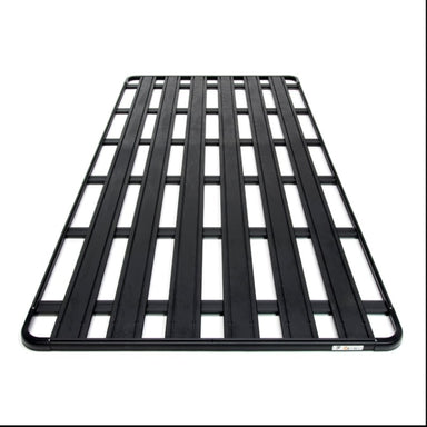 Eezi awn land rover roof rack top front view black on white background