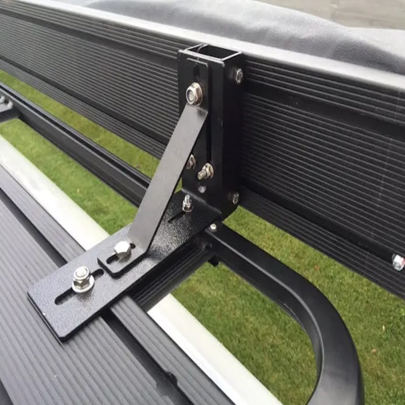 Eez swift retractable awning L bracket close up