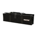 Kenyon bbq grills 4pc utensil kit in closed black bag with white letter logo front left view on white background