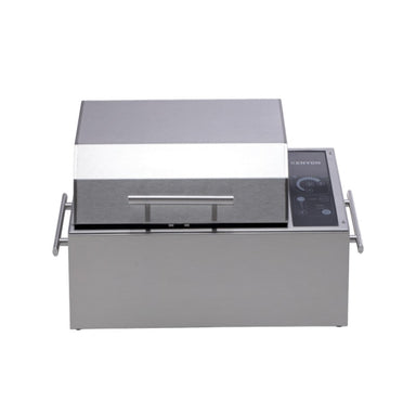 Kenyon Electric Grill Portable Touch in Stainless Steel Closed Lid Front View