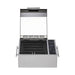 Kenyon Electric Grill Portable Touch in Stainless Steel Open Lid Front View