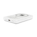 Lion claw power station in white with charging ports bottom rear view on white background