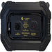 Lion safari power station in black rear view outlet with cord up close
