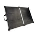 Lion Energy solar energy 100w 12v in black with handle open front right view on white background