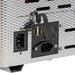 Luna mini fridge 50l dual control adaptor panel close up