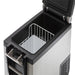 arb portable freezer classic 50 front left view open close up with single compartment and rack