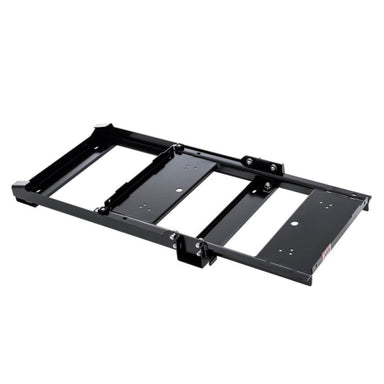 arb portable freezer classic slide open top right view in black