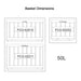 luna fridge 50l dual control basket diagram